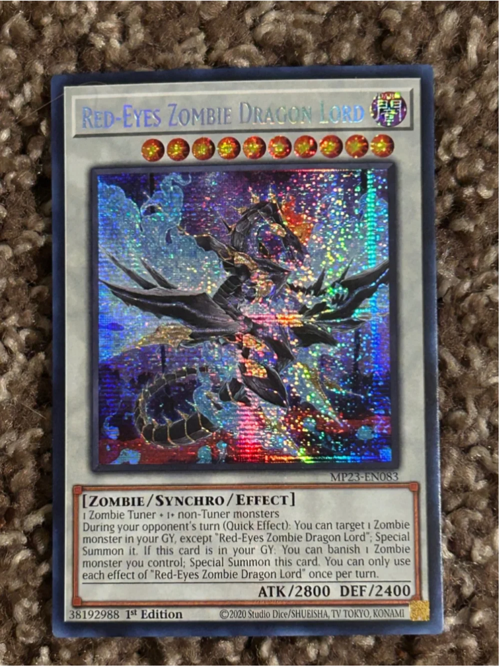 YuGiOh 5 Card Lot The Zombie Vampire Albaz Visas RedEyes Floowandereeze MP23